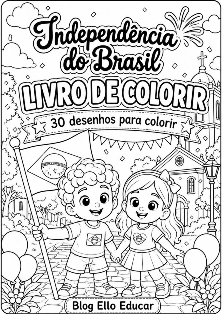 Desenhos da Independência do Brasil para colorir.
