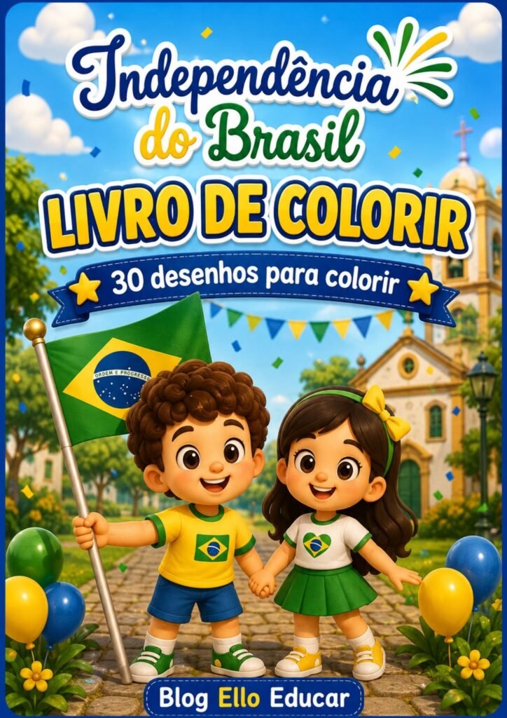 Desenhos da Independência do Brasil para colorir.