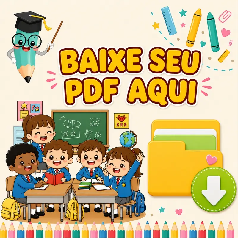 Livreto sobre as férias para imprimir
