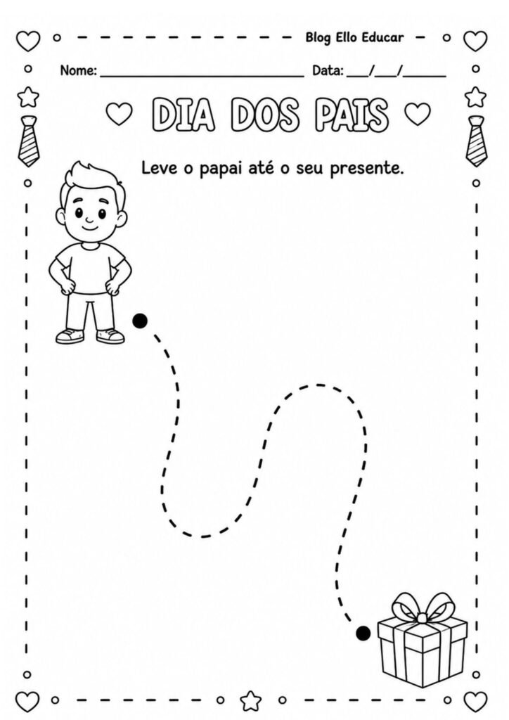 Atividades dia dos pais para educação infantil