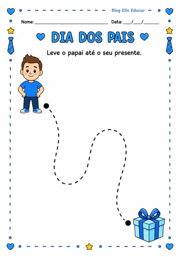 Atividades dia dos pais para educação infantil