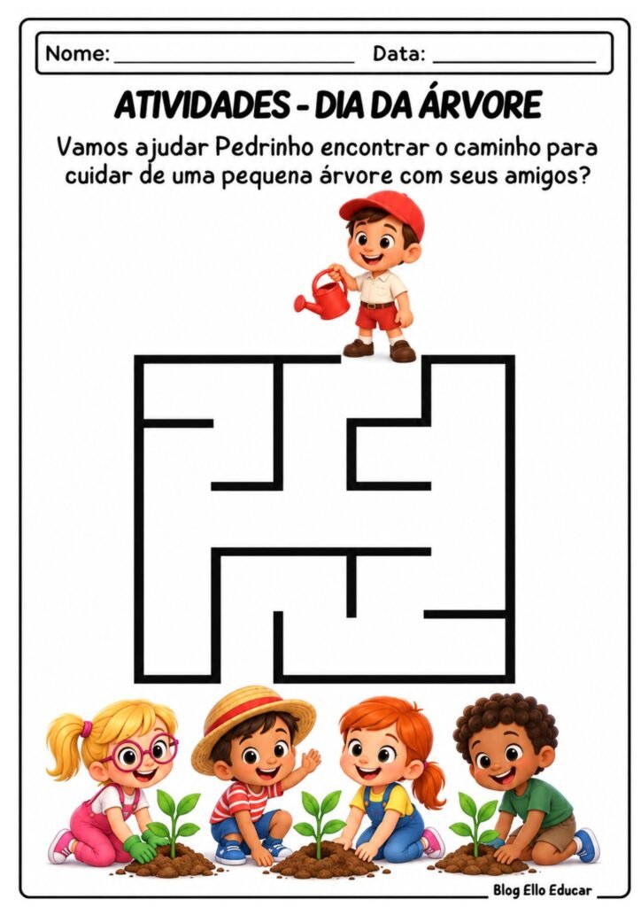 Atividades do Dia da Árvore para Educação Infantil