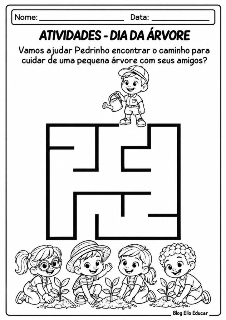 Atividades do Dia da Árvore para Educação Infantil