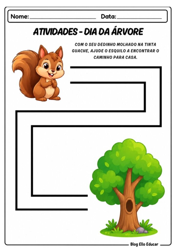 Atividades do Dia da Árvore para Educação Infantil