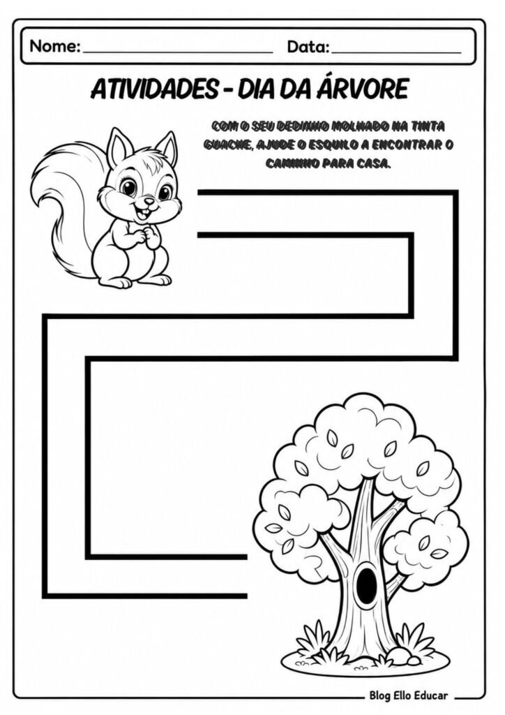 Atividades do Dia da Árvore para Educação Infantil