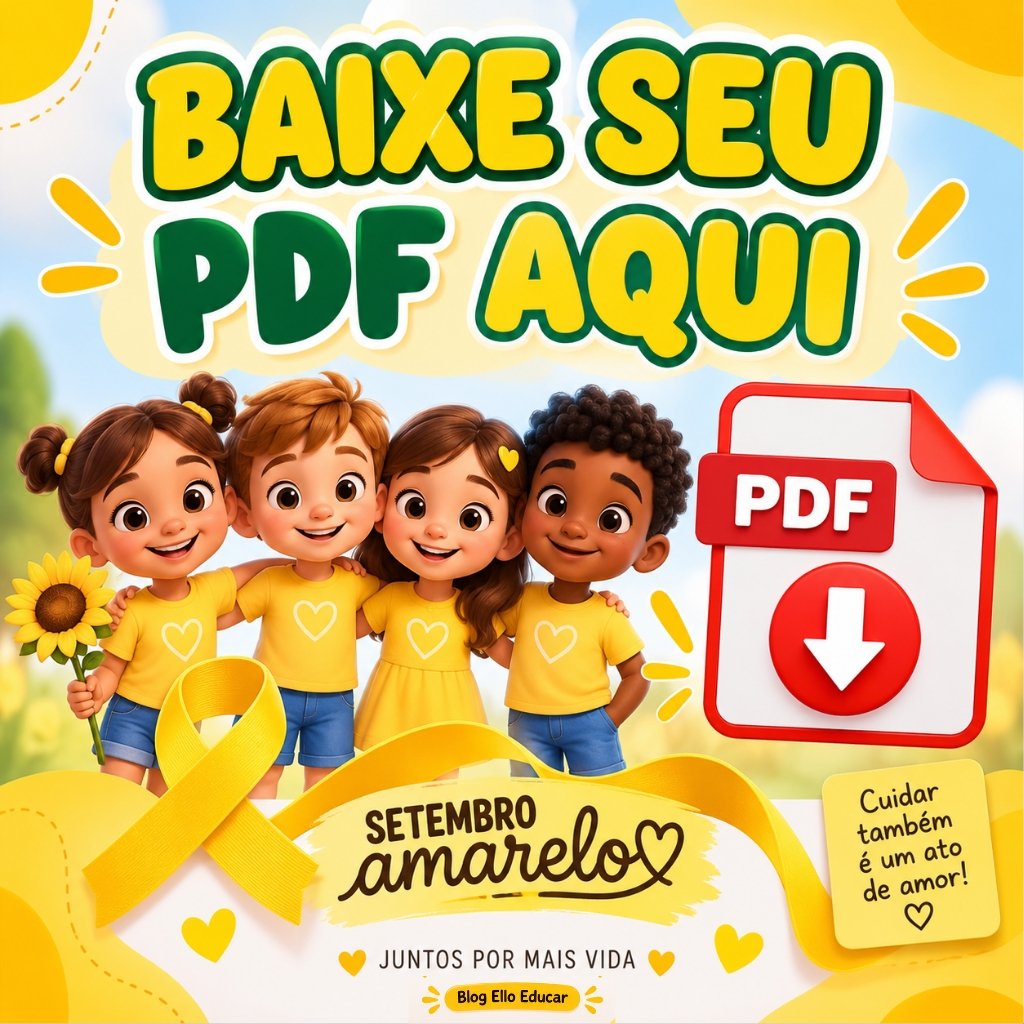 Atividades sobre Setembro Amarelo 3º ano