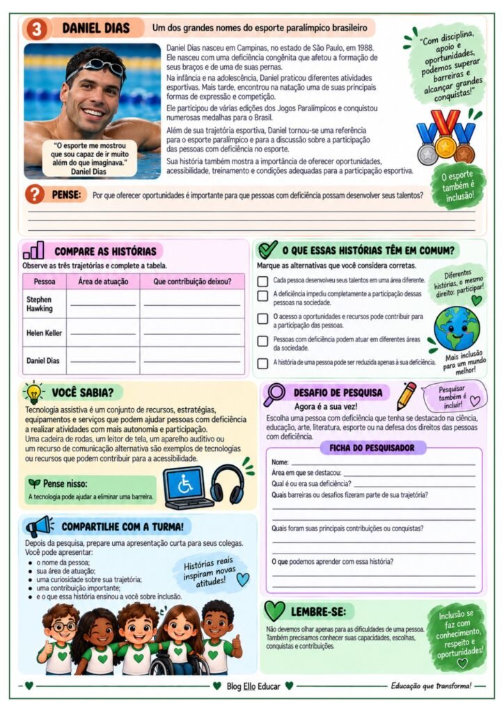 Atividades sobre Setembro Verde para 6º ano