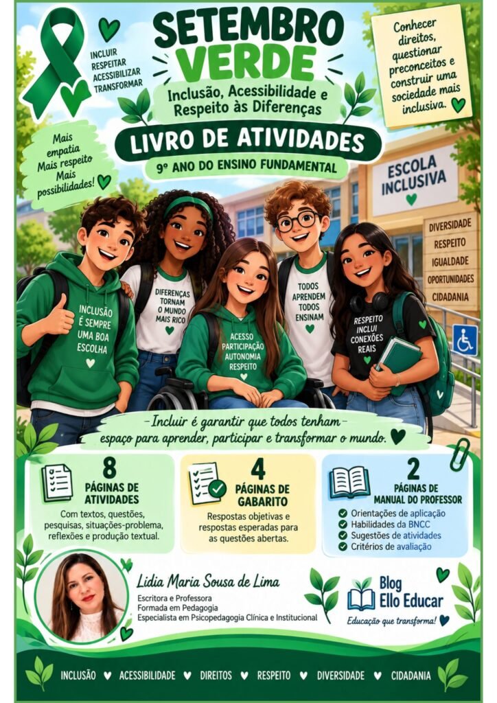 Atividades sobre Setembro Verde para 9º ano