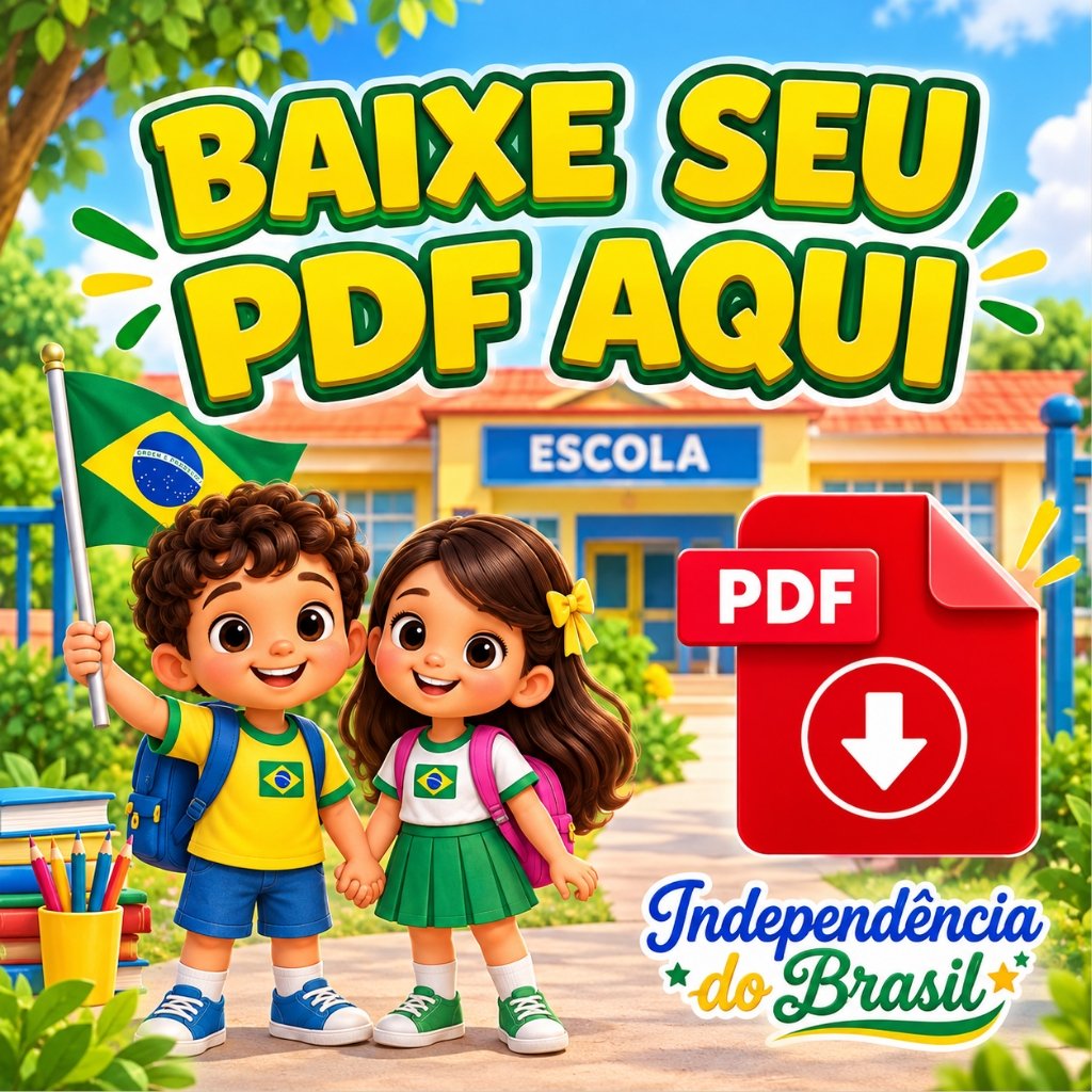 Cruzadinha da Independência do Brasil com resposta