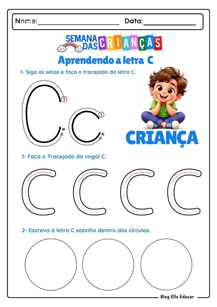 Atividades do Dia das Crianças Educação Infantil