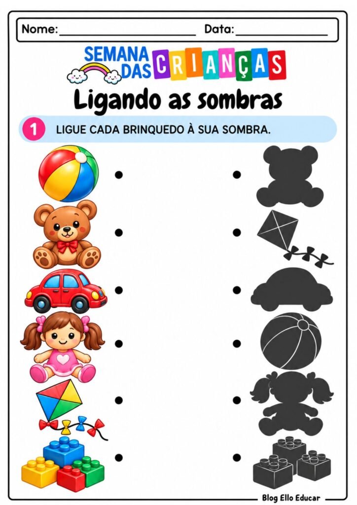 Atividades do Dia das Crianças Educação Infantil