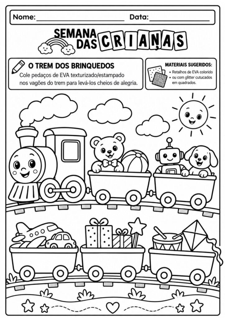 Atividades do Dia das Crianças Educação Infantil