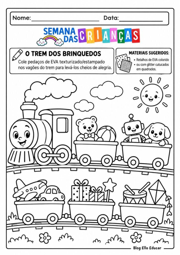 Atividades do Dia das Crianças Educação Infantil