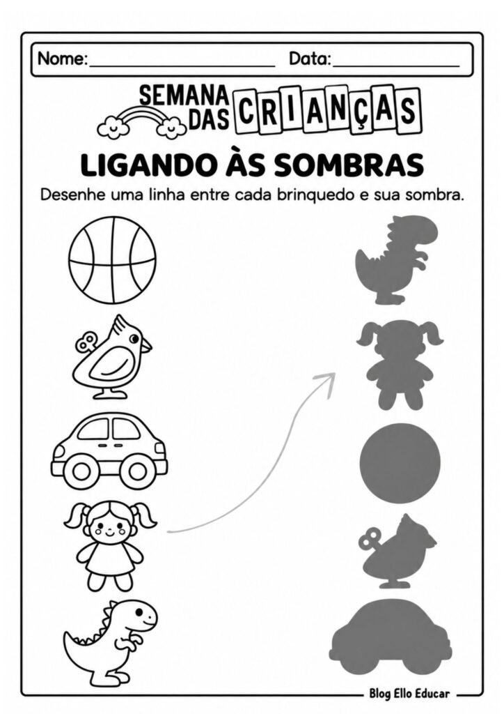 Atividades do Dia das Crianças Educação Infantil