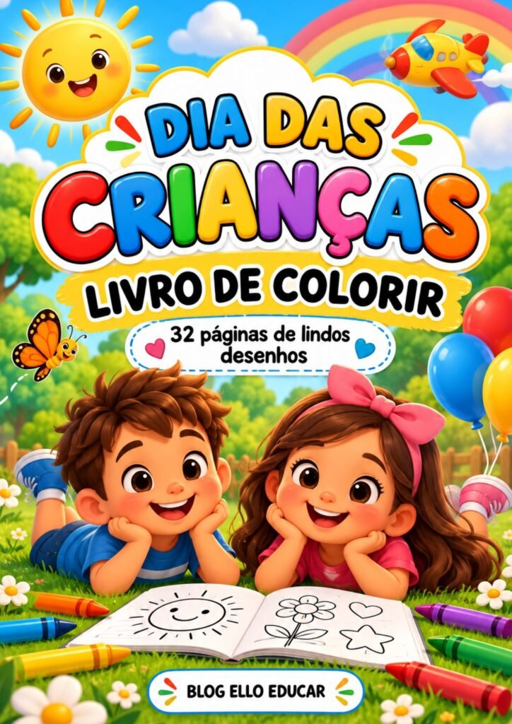 Desenhos do Dia das Crianças para colorir